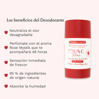 Desodorantes natural - Rose Mystik