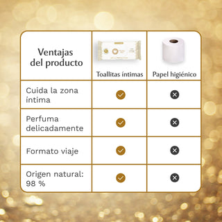 Toallitas Íntimas - Paquete de 30 - Monoi Oriental - La Radiante
