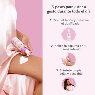 Espuma Íntima - Almizcle Blanco - La Irrestible